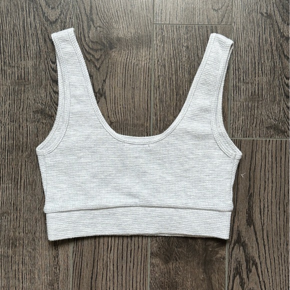 Dynamite Waffle Crop Top - Picture 2 of 3